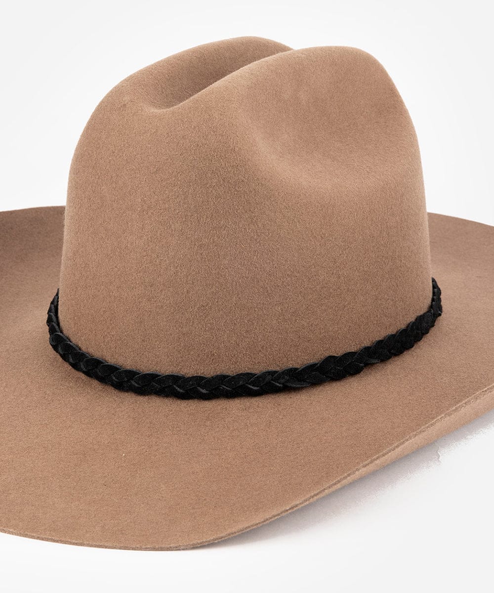 Braided Suede Hat Band Western Cowboys Ladies Hat Decoration  display picture 1