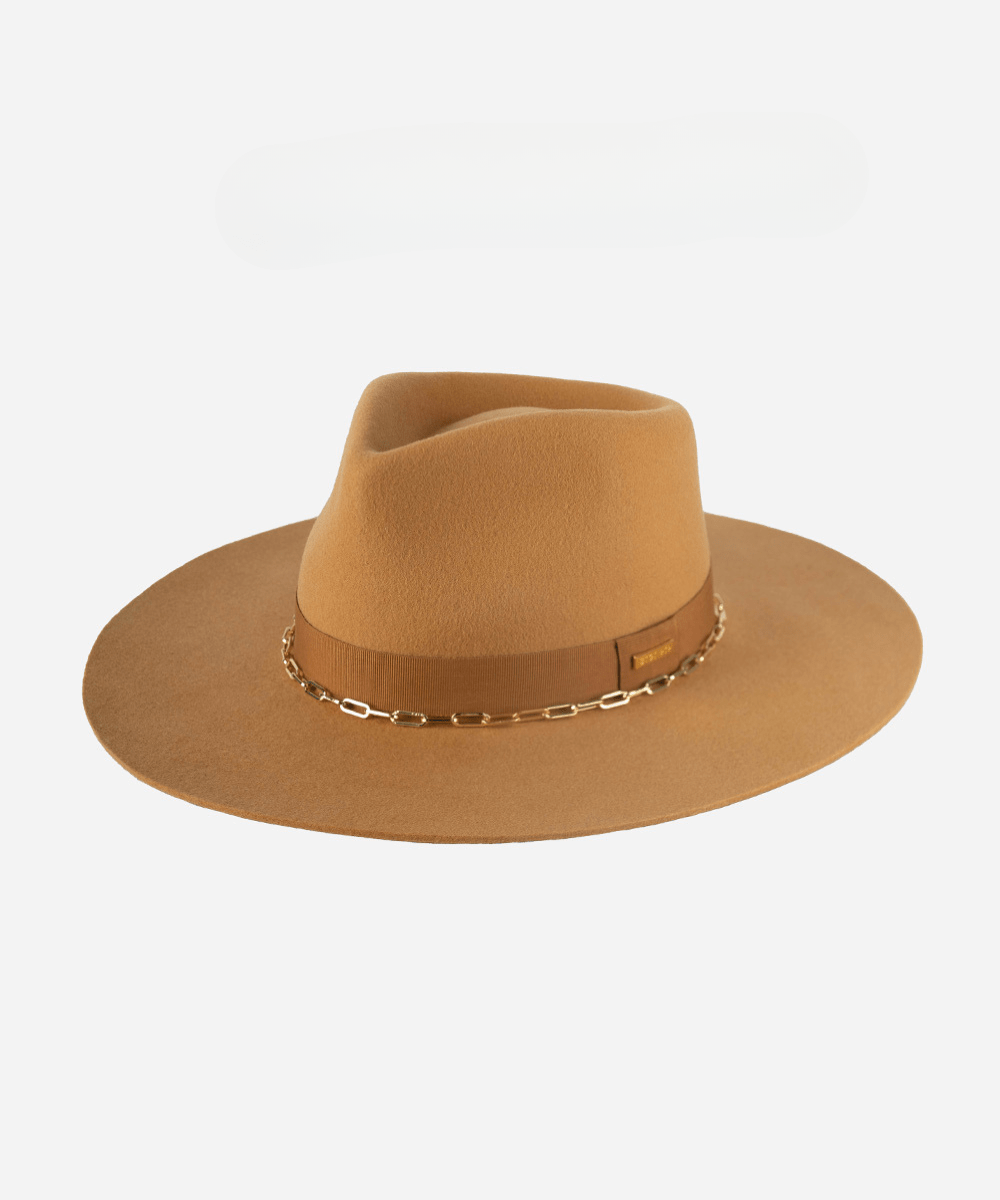 Raine Wide Brim Women's Fedora Hat Felt Western Hat For Ladies