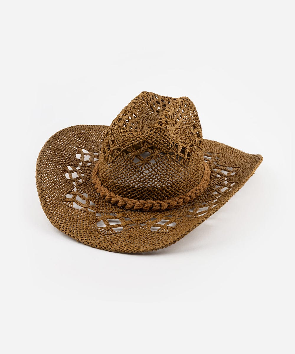 New NWOT Gigi Pip 100% Straw Hat 55 XS Classic GIGI PIP Classic Brown Straw Hat main image 3
