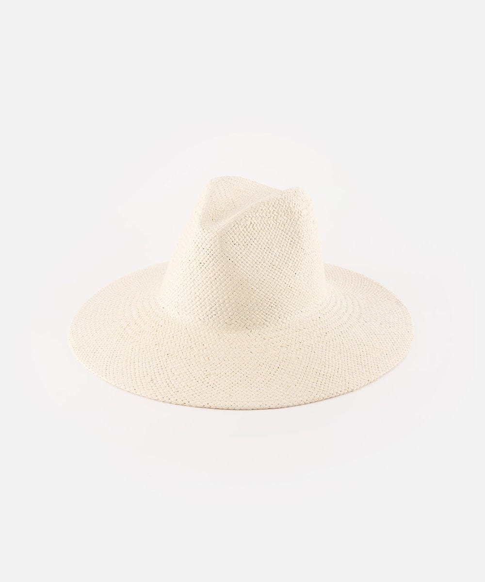 Willa Wide Brim Fedora Straw Hat | Straw Fedora Sun Hat for Women